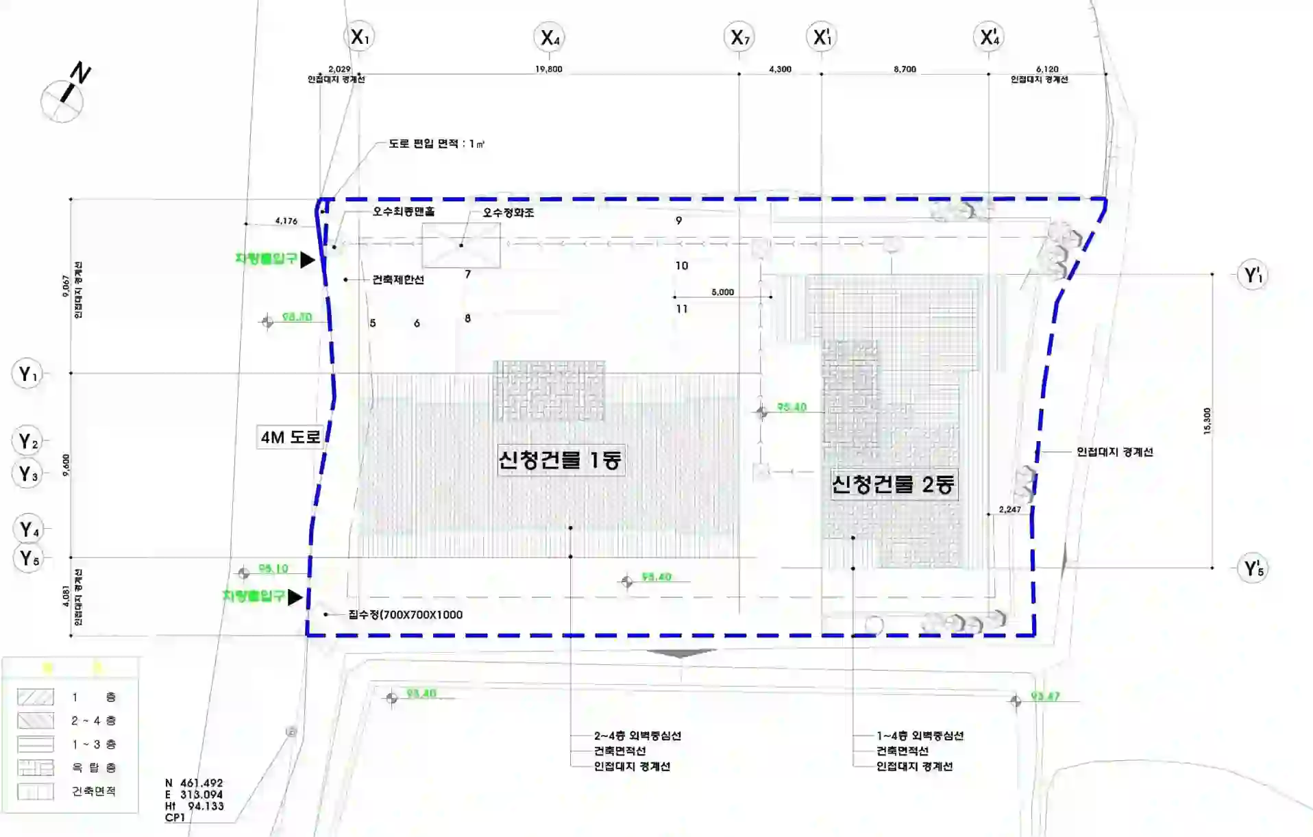 부국꽃내음빌라 배치도 이미지